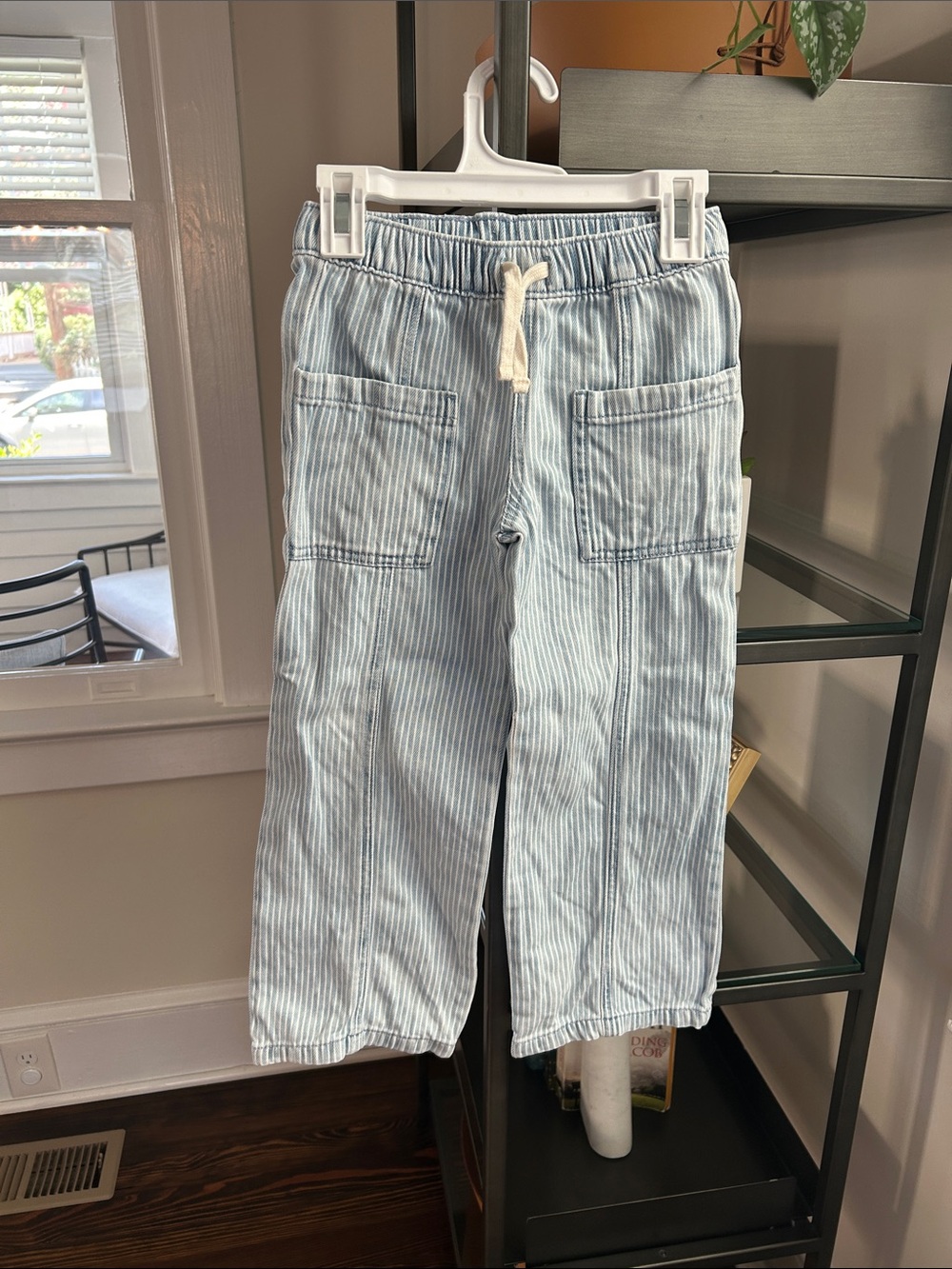 Cat & Jack Light Blue Pinstripe Kids Jeans